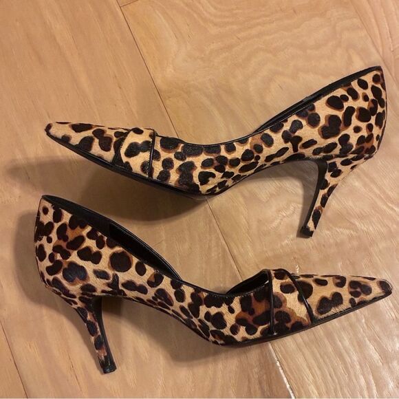 Nine West Leopard Print D'Orsay Pump Women's Size 6M - Picture 11 of 14